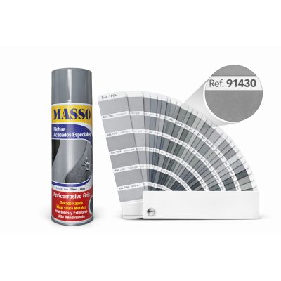 Pintura en Spray Anticorrosivo Gris MASSO