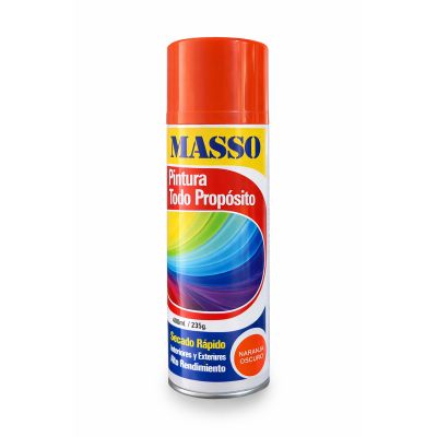 Aerosol Masso Pintura Todo Propósito Naranja Oscuro 400ml