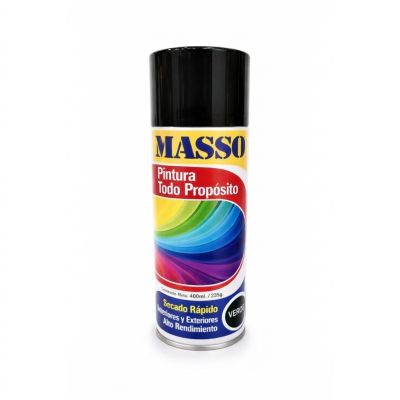 Aerosol Masso Pintura Todo Propósito Negro 400 ml