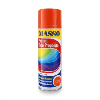 Aerosol Masso Pintura Todo Propósito Naranja Oscuro 400ml