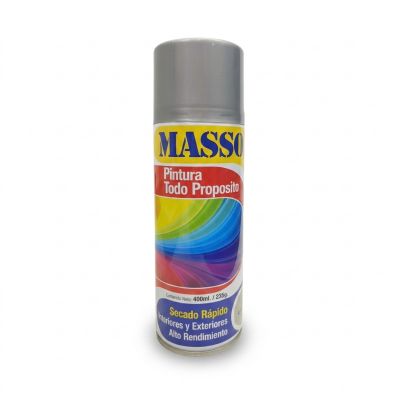 Aerosol Masso Pintura Todo Propósito Gris 400 ml