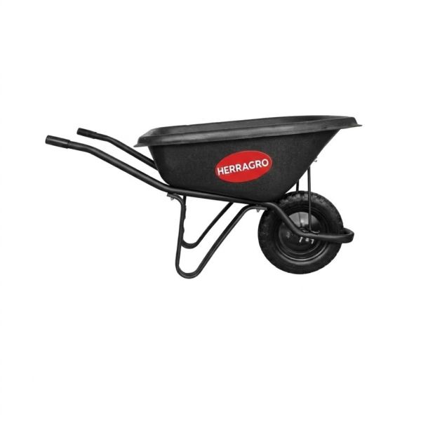 CARRETILLA 100 L CHASÍS METÁLICO Y PLATON PLÁSTICO ANTIPINCHAZO
