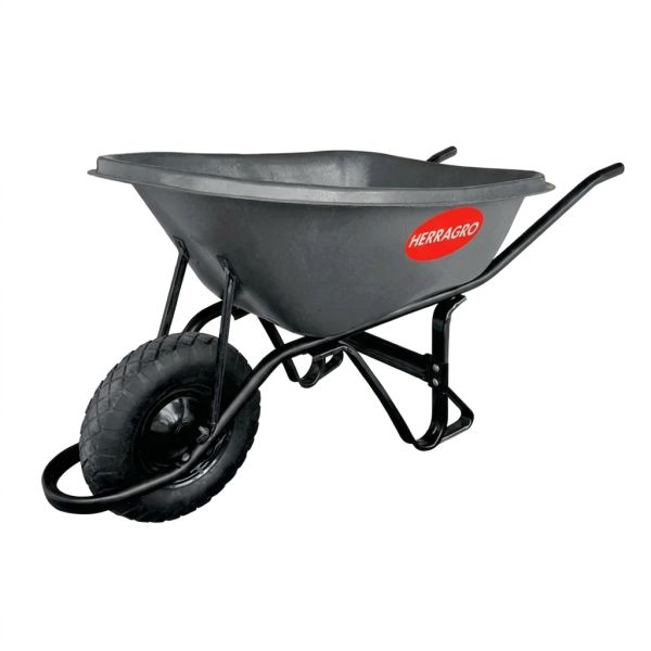 CARRETA 65 LTS CHASIS METÁLICO NEGRO LLANTA ANTIPINCHAZO