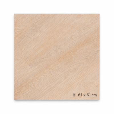 Piso Cerámico Tipo Madera 61x61 cm Beige