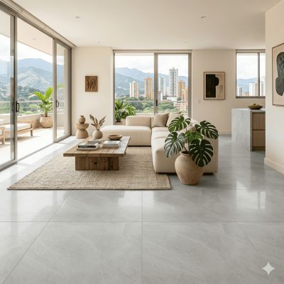 Piso Cerámico Casale Gris 56x56 cm