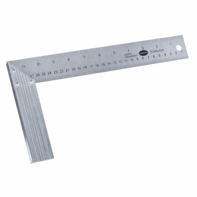 Escuadra Zamak 12" para carpintería y construcción